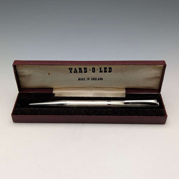 1974 英國 Yard O' Red 純銀推拉鉛筆(附盒子)