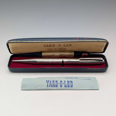 1975 英國 Yard O' Red 純銀推拉鉛筆(附盒子)