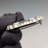 1880 British antique sterling silver finely engraved oval brooch by Alfred George Griffiths