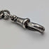 1909 British antique sterling silver Albert chain 50g basket fob