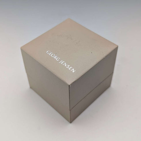 北欧Georg Jensen 2連フュージョン K18ゴールドリング 8.8g(9-10号) 指輪 ケース付