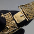 Vintage 835 Silver Gold Plated Filigree Bracelet