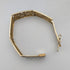 Vintage 835 Silver Gold Plated Filigree Bracelet