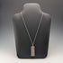 1977 British sterling silver jubilee ingot pendant and sterling silver chain, total 32g L&N