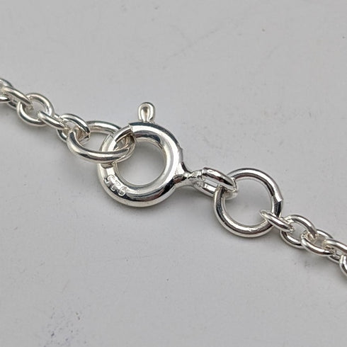 1977年 英国 純銀製 ジュビリーインゴットペンダント&純銀製チェーン 計32g L&N