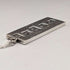 1977 British sterling silver jubilee ingot pendant and sterling silver chain, total 32g L&N