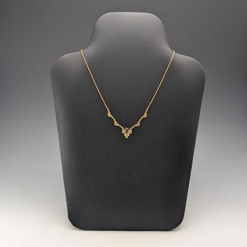 古董美國卷金項鍊 Speidel Friedrich