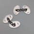 1977 British Vintage Sterling Silver Cufflinks Henry Griffith & Sons