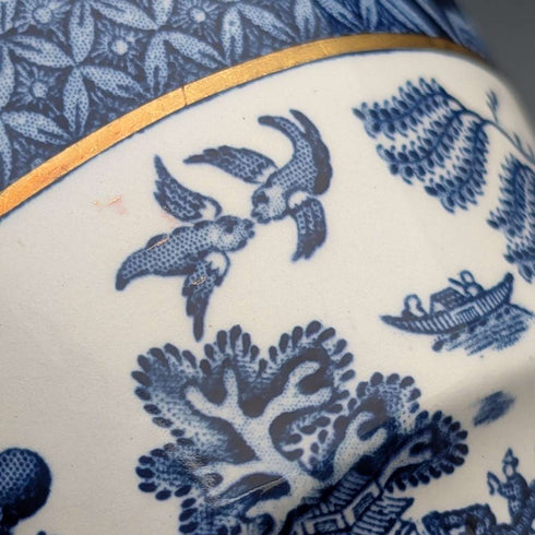 British Vintage Blue Willow Pattern Cup & Saucer Booths