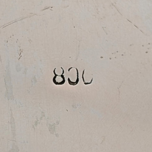 Early 20th century German antique 800 silver floral decoration large box 372g