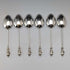 1891 British antique sterling silver apostle teaspoon set of 6, 50g total, case included, George Unite
