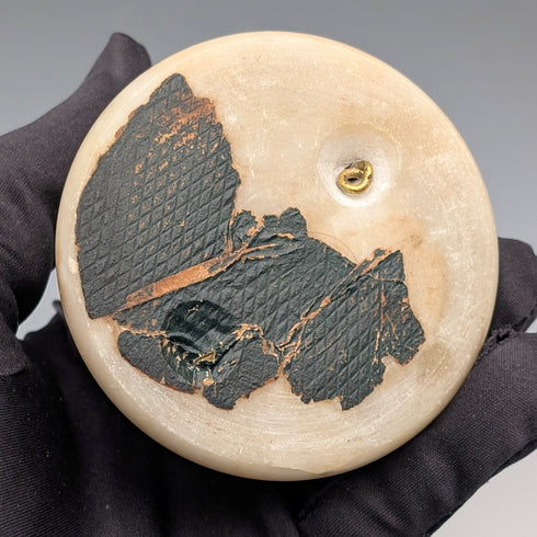 アンティーク オルモル&ガラス製 懐中時計ホルダー アクセサリートレイ