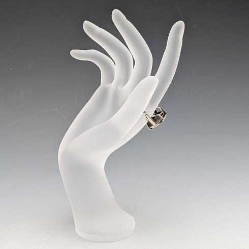 英国ヴィンテージ 3ペンス銀貨 純銀製シグネットリング(19号) 指輪