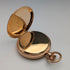 British antique Russell pocket watch, gold plated half hunter case, in good working order
