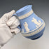 British Vintage Wedgwood Jasperware Water Jug in Pale Blue