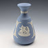 British vintage Wedgwood Jasperware vase in pale blue