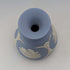 British vintage Wedgwood Jasperware vase in pale blue