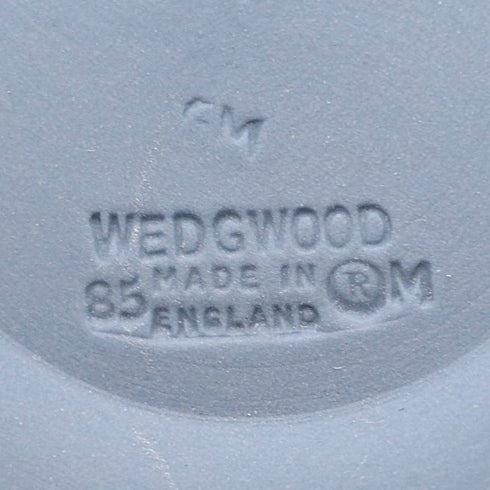 英国ヴィンテージ ウェッジウッド ジャスパーウェア製 小型花瓶 ペールブルー