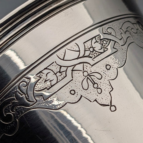 1900年頃 ドイツアンティーク 800シルバー製 ビーカーカップ 146g David Kugelmann