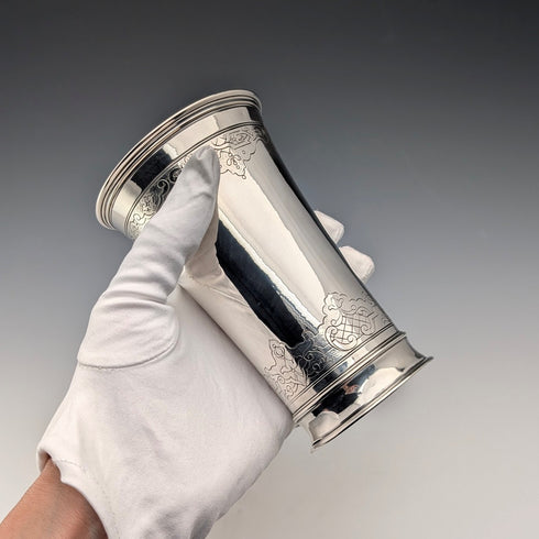 1900年頃 ドイツアンティーク 800シルバー製 ビーカーカップ 146g David Kugelmann