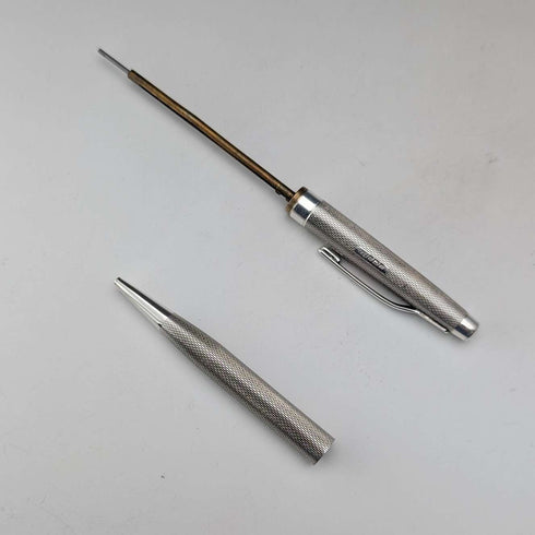 1989年英國復古純銀推拉式自動鉛筆 SJ Rose & Son