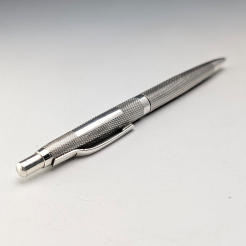 1989 British vintage sterling silver ballpoint pen SJ Rose & Son