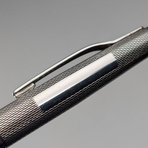 1989 British vintage sterling silver ballpoint pen SJ Rose & Son
