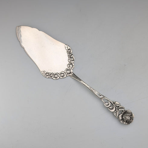 ドイツヴィンテージ コンチネンタルシルバー製 ペストリーサーバ 50g バラ装飾