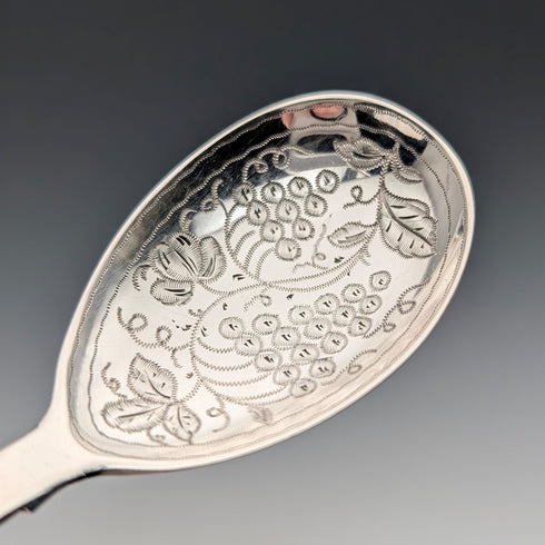 1836年 英国アンティーク 純銀製 ティーキャディースプーン 11g John, Henry&Charles Lias