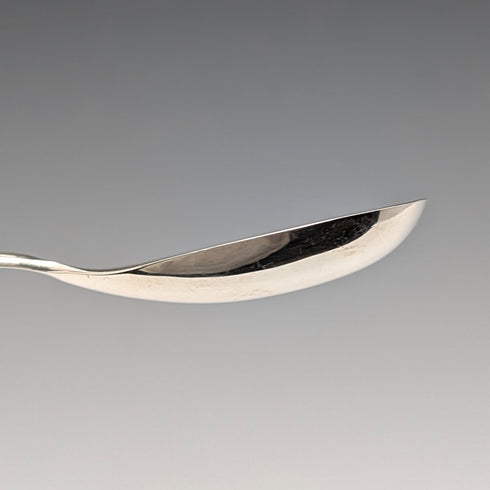 1982年 英国ヴィンテージ 純銀製 ティーキャディースプーン 13g アザミ装飾 J B Chatterley