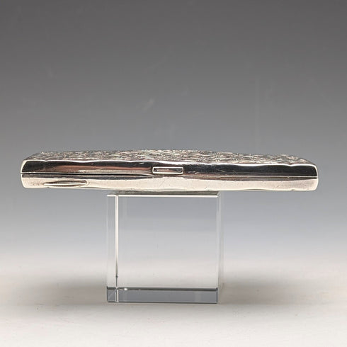 1875年 英国アンティーク 純銀製 両開き型カードケース 75g Frederick Marson