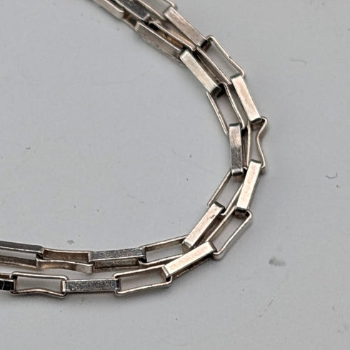 Vintage Arts & Crafts Design Sterling Silver Pendant with Sterling Silver Necklace