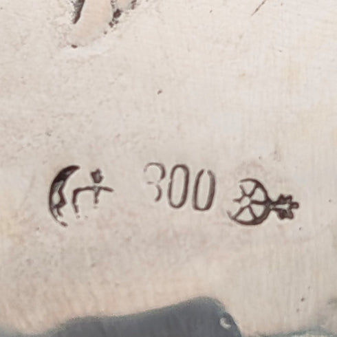 1900年頃 ドイツアンティーク 800シルバー製 2ハンドルボウル 140g