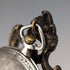 1920s Antique Brass Chair Pocket Watch Holder with Bordeaux Velour Seat