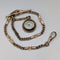 Antique Rold Gold Fancy Link Albert Chain Compass Fob