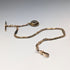 Antique Rold Gold Fancy Link Albert Chain Compass Fob