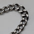 Circa 1900 British antique sterling silver Albert chain 48g silver coin fob