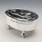 1903 British antique sterling silver jewelry box 111g George Nathan&Ridley Hayes