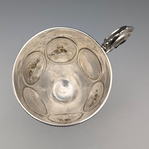 1860 年英國古董純銀高腳杯 153 克 James Beebe