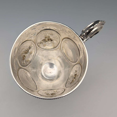 1860年 英国アンティーク 純銀製 脚付きカップ 153g James Beebe