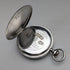 Antique Ulysse Nardin pocket watch with soccer engraving, silver side open face, in good working order