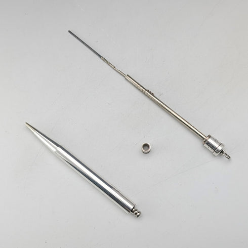 1948年英國Yard-o-Lette純銀推筆微型模型