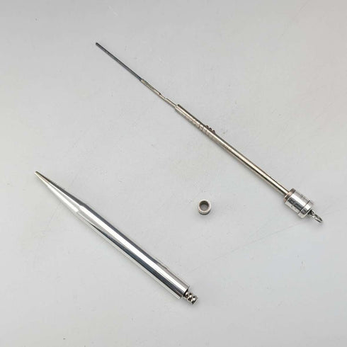 1948 British Yard-o-Lette Sterling Silver Push-Pencil Miniature