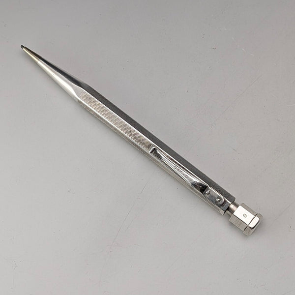 1948年英國Yard O'Red純銀六角形按壓鉛筆