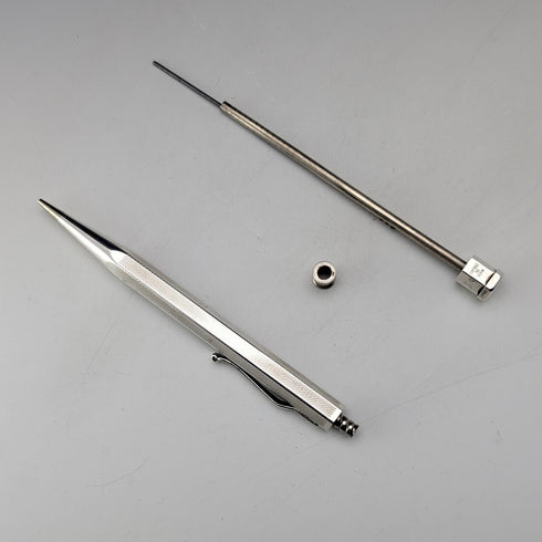 1948 British Yard O'Red Pure Silver Push-Pencil Hexagonal Type