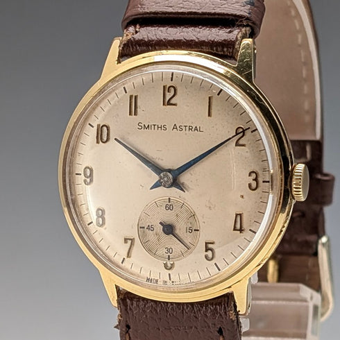 1970年代 英国ヴィンテージ スミス 腕時計 SMITH ASTRAL 15石機械式 動作良好