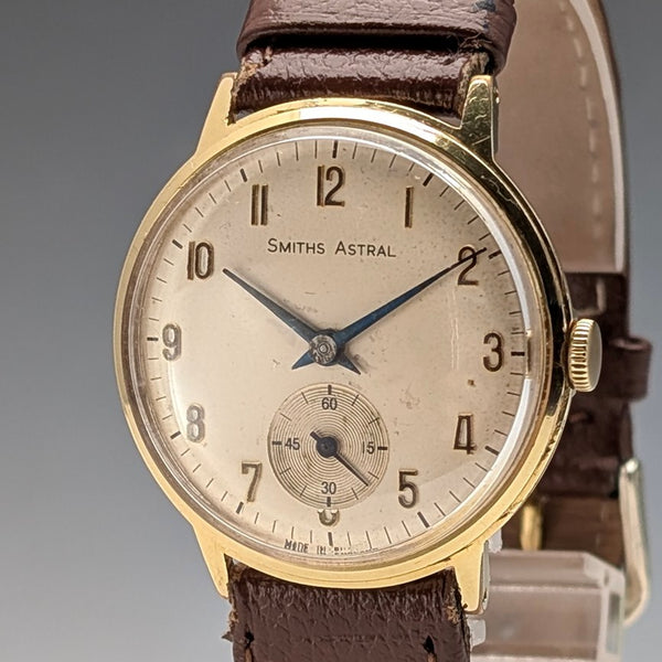 1970年代 英国ヴィンテージ スミス 腕時計 SMITH ASTRAL 15石機械式 動作良好