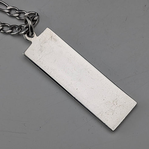 1977 British Britannia Silver Jubilee Ingot Pendant 14g with Necklace Pobjoy Mint