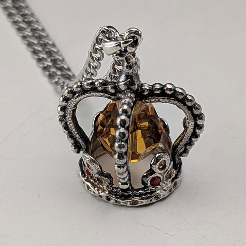 1979年 英国ヴィンテージ 王冠型ペンダント ネックレス付 GDM