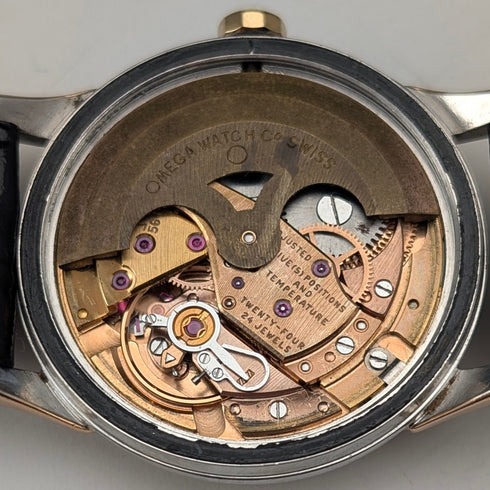 1966年 オメガ コンステレーション 紳士用 自動巻き腕時計 Cal561 ブラックダイヤル 整備済